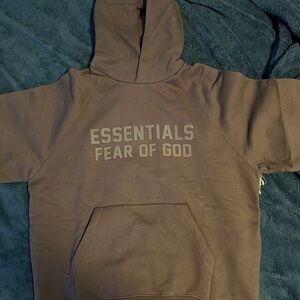 Fear of God Essentials Plum Hoodie